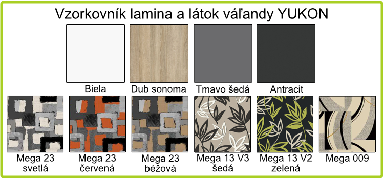 YUKON vzorník